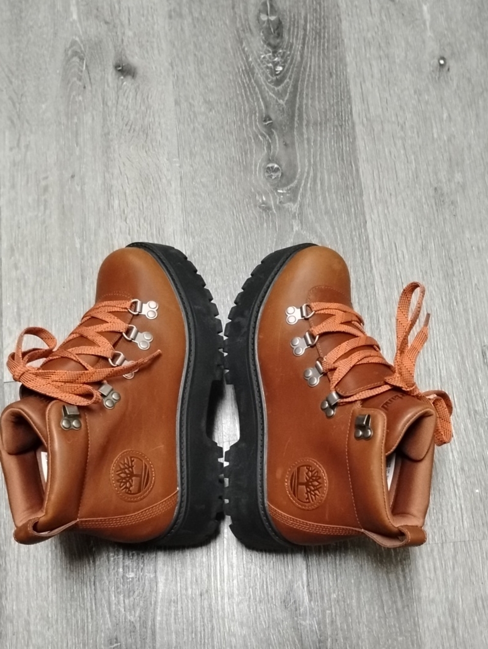 Timberland Stone Street Mid Lace Up Platform Boots W7.5 - Picture 8 of 13